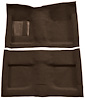 Molded Loop Carpet for 1964 Ford Mustang Convertible [Mass Backing, Dark Brown] - image 1