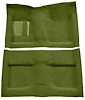 Molded Loop Carpet for 1964 Ford Mustang Convertible [Mass Backing, Moss Green] - image 1