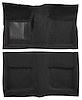 Molded Loop Carpet for 1965-1968 Ford Mustang Coupe [OE-Style Jute Backing, Black] - image 1