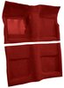 Molded Loop Carpet for 1965-1968 Ford Mustang Coupe [OE-Style Jute Backing, Red] - image 2