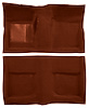 Molded Loop Carpet for 1965-1968 Ford Mustang Coupe [OE-Style Jute Backing, Emberglow] - image 1