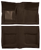 Molded Loop Carpet for 1965-1968 Ford Mustang Coupe [OE-Style Jute Backing, Dark Brown] - image 1