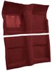 Molded Loop Carpet for 1965-1968 Ford Mustang Coupe [OE-Style Jute Backing, Maroon] - image 2