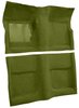 Molded Loop Carpet for 1965-1968 Ford Mustang Coupe [OE-Style Jute Backing, Moss Green] - image 2