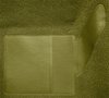 Molded Loop Carpet for 1965-1968 Ford Mustang Coupe [Mass Backing, Ivy Gold] - image 3