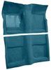 Molded Loop Carpet for 1965-1968 Ford Mustang Coupe [Mass Backing, Ford Blue] - image 2