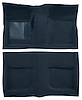 Molded Loop Carpet for 1965-1968 Ford Mustang Coupe [Mass Backing, Dark Blue] - image 1