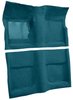Molded Loop Carpet for 1965-1968 Ford Mustang Coupe [Mass Backing, Medium Blue] - image 2