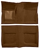 Molded Loop Carpet for 1965-1968 Ford Mustang Coupe [Mass Backing, Dark Saddle] - image 1