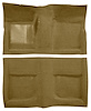 Molded Loop Carpet for 1965-1968 Ford Mustang Coupe [Mass Backing, Parchment] - image 1