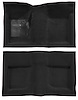 Molded Loop Carpet for 1965-1968 Ford Mustang Convertible [Mass Backing, Black] - image 1