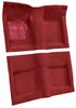 Molded Loop Carpet for 1965-1968 Ford Mustang Convertible [Mass Backing, Red] - image 2