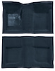 Molded Loop Carpet for 1965-1968 Ford Mustang Convertible [Mass Backing, Dark Blue] - image 1