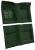 Molded Loop Carpet for 1965-1968 Ford Mustang Convertible [Mass Backing, Dark Green] - image 2