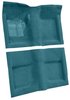 Molded Loop Carpet for 1965-1968 Ford Mustang Convertible [Mass Backing, Medium Blue] - image 2