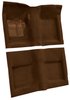 Molded Loop Carpet for 1965-1968 Ford Mustang Convertible [Mass Backing, Dark Saddle] - image 2