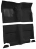Molded Loop Carpet for 1965-1968 Ford Mustang Fastback [OE-Style Jute Backing, Black] - image 2