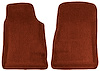 Contour Molded Loop Floor Mats for 1967-1969 Chevrolet Camaro, Ponitac Firebird/Trans Am [2-Piece, Waterproof Backing, Red] - image 1