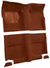 Molded Loop Carpet for 1965-1968 Ford Mustang Fastback [OE-Style Jute Backing, Emberglow] - image 2