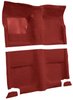Molded Loop Carpet for 1965-1968 Ford Mustang Fastback [Mass Backing, Red] - image 2