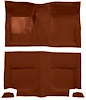 Molded Loop Carpet for 1965-1968 Ford Mustang Fastback [Mass Backing, Emberglow] - image 1