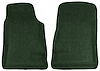 Contour Molded Loop Floor Mats for 1967-1969 Chevy Camaro, Ponitac Firebird/Trans Am [2-Piece, Waterproof Backing, Dark Green] - image 1