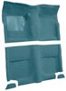 Molded Loop Carpet for 1965-1968 Ford Mustang Fastback [Mass Backing, Medium Blue] - image 2