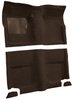 Molded Loop Carpet for 1965-1968 Ford Mustang Fastback [Mass Backing, Dark Brown] - image 2