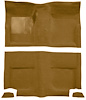 Molded Loop Carpet for 1965-1968 Ford Mustang Fastback [Mass Backing, Medium Saddle] - image 1