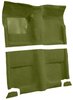 Molded Loop Carpet for 1965-1968 Ford Mustang Fastback [Mass Backing, Moss Green] - image 2