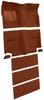 Molded Loop Carpet for 1965-1968 Ford Mustang Fastback [Mass Backing, With Folddowns, Emberglow] - image 2