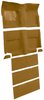 Molded Loop Carpet for 1965-1968 Ford Mustang Fastback [Mass Backing, With Folddowns, Medium Saddle] - image 2