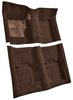 Molded Nylon-Loop Carpet for 1969-1970 Ford Mustang Convertible [OE-Style Jute Backing, Ginger] - image 2