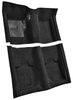 Molded Nylon-Loop Carpet for 1969-1970 Ford Mustang Convertible [Mass Backing, Black] - image 2