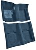Molded Nylon-Loop Carpet for 1969-1970 Ford Mustang Convertible [Mass Backing, Medium Blue] - image 2