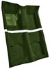 Molded Nylon-Loop Carpet for 1969-1970 Ford Mustang Convertible [Mass Backing, Green] - image 2