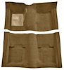 Molded Nylon-Loop Carpet for 1969-1970 Ford Mustang Convertible [Mass Backing, Medium Saddle] - image 1