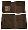 Molded Nylon-Loop Carpet for 1969-1970 Ford Mustang Convertible [Mass Backing, Ginger] - image 1