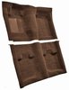 Molded Nylon-Loop Passenger Area Carpet for 1971-1973 Ford Mustang Coupe and Fastback [Mass Backing, Ginger] - image 2