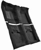 Molded Nylon-Loop Passenger Area Carpet for 1971-1973 Ford Mustang Convertible [Mass Backing, Black] - image 2
