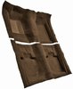 Molded Nylon-Loop Passenger Area Carpet for 1971-1973 Ford Mustang Convertible [Mass Backing, Ginger] - image 2