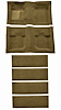 Molded Nylon-Loop Passenger and Fold Down Seat Area Carpet for 1971-1973 Ford Mustang [Mass Backing, Medium Saddle] - image 1