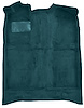 Molded Cut Pile Passenger Area Carpet for 1979-1981 Ford Mustang, Mercury Capri [OE-Style Jute Backing, Ocean Blue/Bright Blue] - image 1