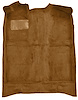 Molded Cut Pile Passenger Area Carpet for 1979-1981 Ford Mustang, Mercury Capri [OE-Style Jute Backing, Chamoise] - image 1