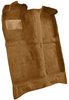 Molded Cut Pile Passenger Area Carpet for 1979-1981 Ford Mustang, Mercury Capri [OE-Style Jute Backing, Chamoise] - image 2
