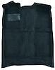 Molded Cut Pile Passenger Area Carpet for 1979-1981 Ford Mustang, Mercury Capri [OE-Style Jute Backing, Regatta Blue] - image 1
