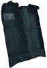 Molded Cut Pile Passenger Area Carpet for 1979-1981 Ford Mustang, Mercury Capri [OE-Style Jute Backing, Regatta Blue] - image 2