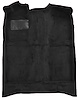 Molded Cut Pile Passenger Area Carpet for 1979-1981 Ford Mustang, Mercury Capri [Mass Backing, Black] - image 1