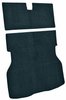 Molded Cut Pile Cargo Area Carpet for 1979-1982 Ford Mustang, Mercury Capri [OE-Style Jute Backing, Regatta Blue] - image 2