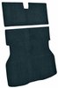 Molded Cut Pile Passenger Area Carpet for 1979-1982 Ford Mustang, Mercury Capri [Mass Backing, Regatta Blue] - image 2